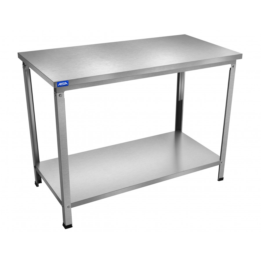 Mesa de Inox Paneleiro Liso Cego 60 x 120 - Aisa